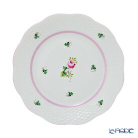 ヘレンド(HEREND) ウィーンのバラ ピンク 00517 プレート 19cm /// お皿 皿 20cm未満 花柄 薔薇 ばら おしゃれ かわいい 食器 高級 ブランド // ギフト プレゼント 贈り物 結婚祝い 引き出物 お祝い 内祝い