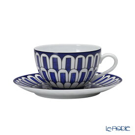 【P10倍・クーポン】エルメス (HERMES) ブルー ダイユール ティーカップ＆ソーサー 200ml 030016P HERMES ブランド食器 ブルー ダイユール（青と白の物語） ティーカップアンドソーサー
