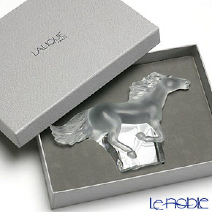 楽天市場】ラリック カザック 置物 馬 11cm クリア 1204800 LALIQUE 