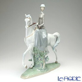 リヤドロ 白い馬の少女 04516 リアドロ LLADRO 記念品 乙女・女性 置物 オブジェ 人形 フィギュリン インテリア