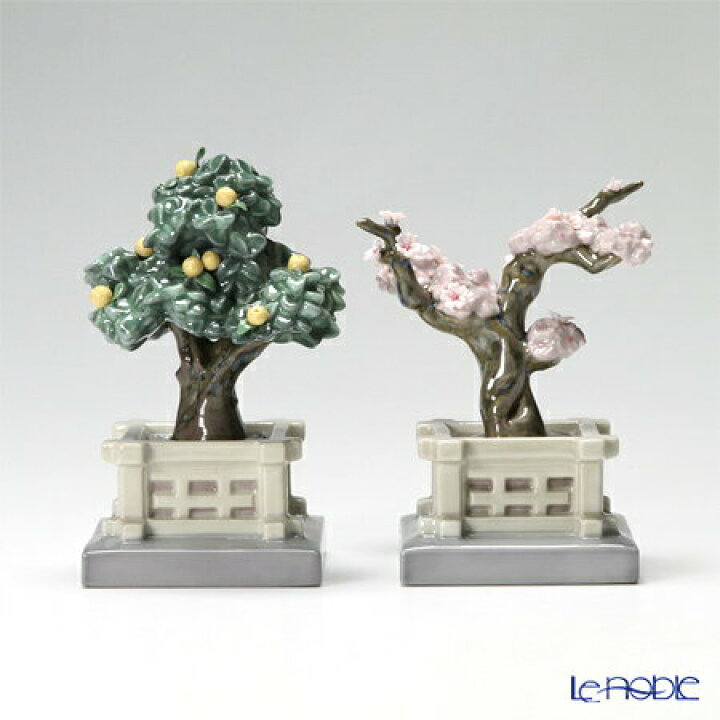 楽天市場】【クーポン】 リヤドロ 桜・橘2点セット 08455 リアドロ 