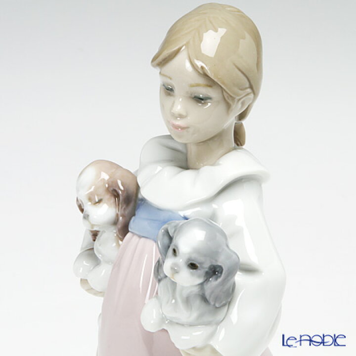 楽天市場】リヤドロ 私のパピーたち 6419 リアドロ LLADRO 記念品 少女 