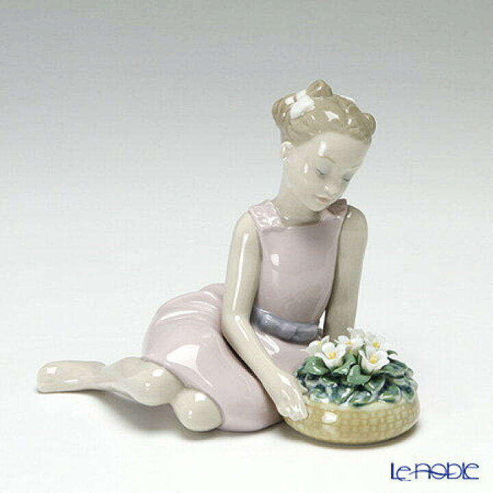 楽天市場】リヤドロ きれいに咲いてね 8573 リアドロ LLADRO 少女 