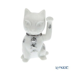 【P10倍・クーポン】 リヤドロ 招き猫 ホワイト 09283 リアドロ LLADRO 開運 ラッキーアイテム 置物 オブジェ 人形 フィギュリン インテリア