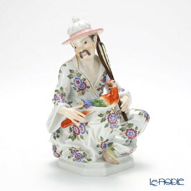 マイセン (Meissen) リミテッドエディション 900384／67062 オウムと中国人 H18cm 世界限定コレクション 置物 オブジェ 人形 フィギュリン インテリア