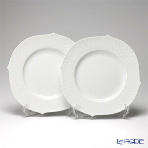 マイセン (Meissen) 波の戯れホワイト 000001／29479 プレート 28.5cm ペア 白 皿 お皿 食器 ブランド 結婚祝い 内祝い