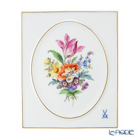 マイセン (Meissen) ベーシックフラワー(五つ花) 陶板 18×15cm チューリップ 100110／53n32／33