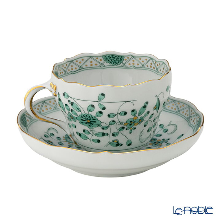 楽天市場】マイセン (Meissen) インドの華 グリーン 343310／00582 