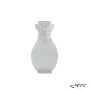マイセン (Meissen)バタフライ ベース (花瓶)S スクエア 13cm 000001/50908 MEISSEN フラワーベース おしゃれ ギフト