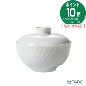 【P10倍・クーポン】マイセン (Meissen) 波の戯れ エスニック 蓋付ボウル 12cm 000001／29820 波の戯れホワイト 白 食器 ブランド 結婚祝い 内祝い 出産内祝い 出産祝い 結婚内祝い