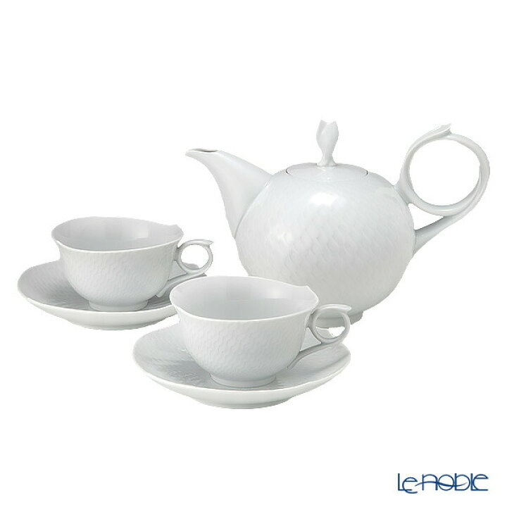 楽天市場】マイセン (Meissen) 波の戯れホワイト 2人用 ティーセット(L 