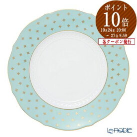 【P10倍・クーポン】ジノリ1735／リチャード ジノリ(GINORI 1735／Richard Ginori)ジッリ アクアマリン ラウンドプラター 33cm /// プレート お皿 おしゃれ かわいい 高級 ブランド食器 イタリア 大皿 磁器 // ギフト プレゼント 贈り物 誕生日 結婚祝い 還暦祝い 退職祝い