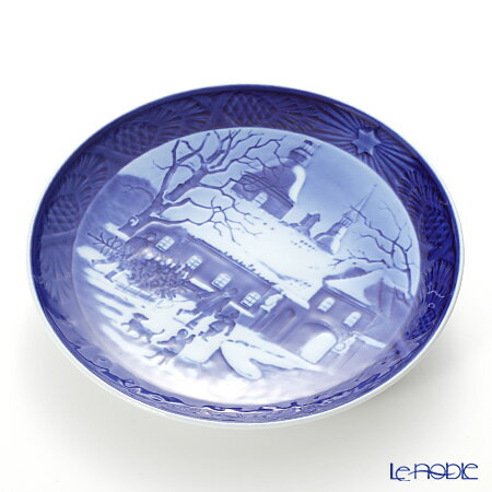 【ポイント10倍】ロイヤルコペンハーゲン(RoyalCopenhagen)イヤープレート1995年/平成7年「マナーハウスでのクリスマス」北欧クリスマスプレート記念品