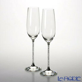 スワロフスキー Crystalline／トースティング シルバー(2個セット) SWV255-678 Swarovski グラス シャンパングラス 実用的 実用品 ギフト 食器 ブランド 結婚祝い 内祝い 出産内祝い 出産祝い 結婚内祝い