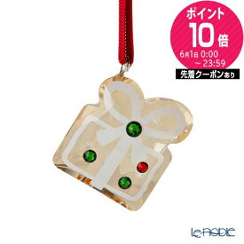 【P10倍・クーポン】スワロフスキー Holiday Cheers ジンジャーブレッド ギフトオーナメント SW5656278 23AW /// クリスマス SWAROVSKI ガラス製 プレゼントボックス ゴールド 吊り下げ飾り キラキラ 単品 おしゃれ かわいい 小 ツリー 輸入雑貨 // ギフト プレゼント 贈り物