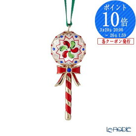 スワロフスキー Holiday Cheers Dulcis ロリポップ オーナメント クリスマス SW5684302 24AW /// SWAROVSKI ガラス クリスタル キャンディ お菓子 赤 吊り下げ飾り キラキラ 単品 おしゃれ かわいい 小さめ ツリー 輸入雑貨 // ギフト プレゼント 贈り物