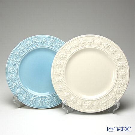 ウェッジウッド(Wedgwood)フェスティビティプレート27cm(アイボリー＆ブルー)ペア///ウェッジウッドプレート皿おしゃれお皿花柄可愛い大皿ウエッジウッド食器高級ブランド//ギフトプレゼント贈り物結婚祝い引き出物お祝い内祝い