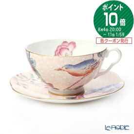 【ポイント10倍】ウェッジウッド (Wedgwood) カッコー ティーカップ＆ソーサー 180ml ピーチ【あす楽】 ウエッジウッド 結婚祝い 内祝い お祝い カッコー（ハーレクィーンコレクション） プレゼント おしゃれ かわいい 食器 ブランド 出産内祝い 出産祝い 結婚内祝い