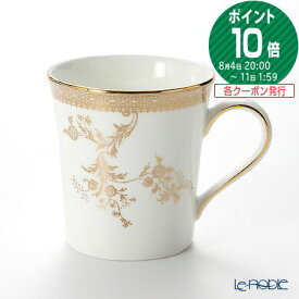 【ポイント10倍】ウェッジウッド (Wedgwood) ヴェラ・ウォン ヴェラレース ゴールド マグカップ 300ml /// マグカップ おしゃれ かわいい 花柄 ボーンチャイナ 食器 高級 ブランド ウエッジウッド // ギフト プレゼント 贈り物 結婚祝い お祝い 内祝い