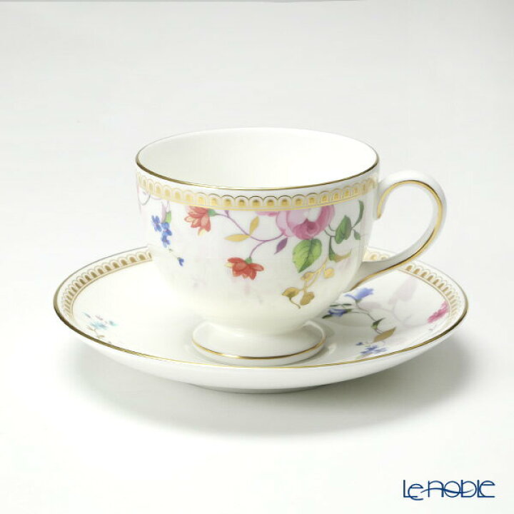 楽天市場 ウェッジウッド Wedgwood ローズ ゴールド ティーカップ ソーサー リー ウェッジウッド ティーカップ おしゃれ かわいい コーヒーカップ 紅茶カップ 花柄 ウエッジウッド 食器 高級 ブランド ギフト プレゼント 結婚祝い お祝い 内祝い ブランド
