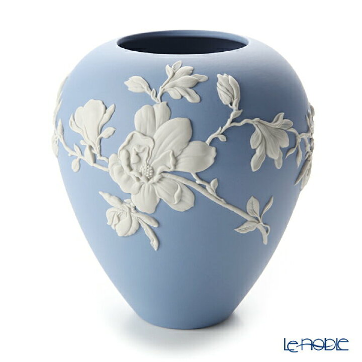 楽天市場 ポイント10倍 ウェッジウッド Wedgwood ジャスパー マグノリアブロッサム ベース 18cm ウエッジウッド 結婚祝い 内祝い お祝い 花瓶 フラワーベース おしゃれ ギフト ブランド洋食器の店ル ノーブル