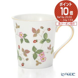 ウェッジウッド (Wedgwood) ワイルドストロベリー ビーカー(マグ) デルフィ 300ml【あす楽】 /// マグカップ おしゃれ かわいい 花柄 イチゴ ウエッジウッド // ギフト プレゼント 贈り物 結婚祝い お祝い 内祝い