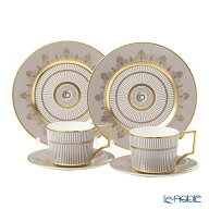 【P10倍・クーポン】ウェッジウッド (Wedgwood) アンセミオン グレイ トリオセット ペア ウエッジウッド …