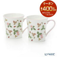 【P10倍・クーポン】ウェッジウッド (Wedgwood) ワイルドストロベリー カジュアル マグ 300ml ピンク ペ…