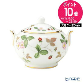 ウェッジウッド (Wedgwood) ワイルドストロベリー シュガーボックス(ティー) S 8cm ウエッジウッド Wedgwood
