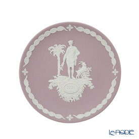 【P10倍・クーポン】ウェッジウッド (Wedgwood)ジャスパー ライラック イヤープレート 17cm ヘルメス 2026年／令和8年【プレートスタンド、プレートハンガー付き】 ウエッジウッド Wedgwood