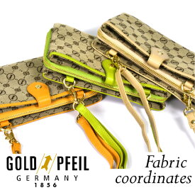 Fabric coordinates(ファブリックコーディネート）　ショルダーバッグ　「ゴールドファイル」　GP50018