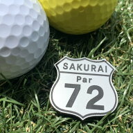 【送料・名入れ無料】ゴルフマーカー アメリカンルートVer. 父の日 母の日 プレゼントギフト サプライズ …