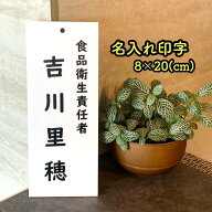 食品衛生責任者 プレート 名入れ 印字対応 表示板 アクリル 標識 看板 厨房 店舗用 衛生管理 UV印刷 耐久…