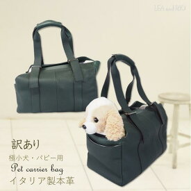 【楽天スーパーSALE 半額】『訳あり商品』 ペットキャリー ショルダーキャリー キャリーケース キャリーバッグ 本革 レザー 天然素材 手提げ 旅行 極小犬 パピー 超小型犬 小型犬 犬 猫 ペット 猫服 シンプル 移動 お出かけ トラベル お散歩 アウトレット 返品交換不可