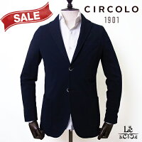 【NewArrival】CIRCOLO1901チルコロジャージージャケットACU218401シングル無地ネイビー紺メンズ春夏モデル国内正規品52920【送料無料】