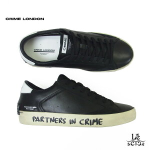 CRIME LONDON �N���C�� �����h�� �X�j�[�J�[ �����Y ���U�[�X�j�[�J�[ DISTRESSED �f�B�X�g���X 18010AA6 �u���b�N �u�����h �������K�i�y���������z