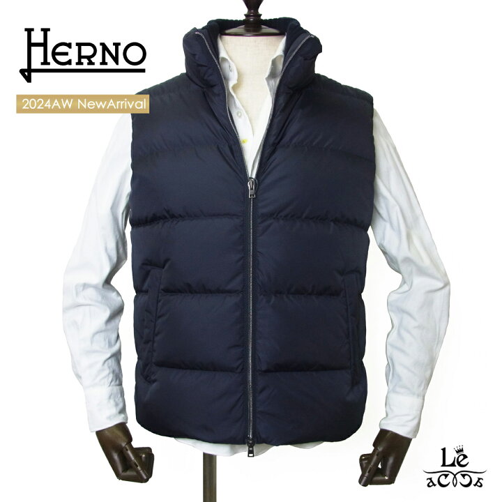 楽天市場】HERNO ヘルノ ダウンベスト POLAR-TECH ポーラテック メンズ 