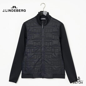 【ポイント5倍】J.LINDEBERG ジェイリンドバーグ ハイブリッド ブルゾン メンズ ジップアップ 中綿 ジャケット ブラック ゴルフ ブランド ゴルフウエア 秋冬 国内正規品 41800 【送料無料】