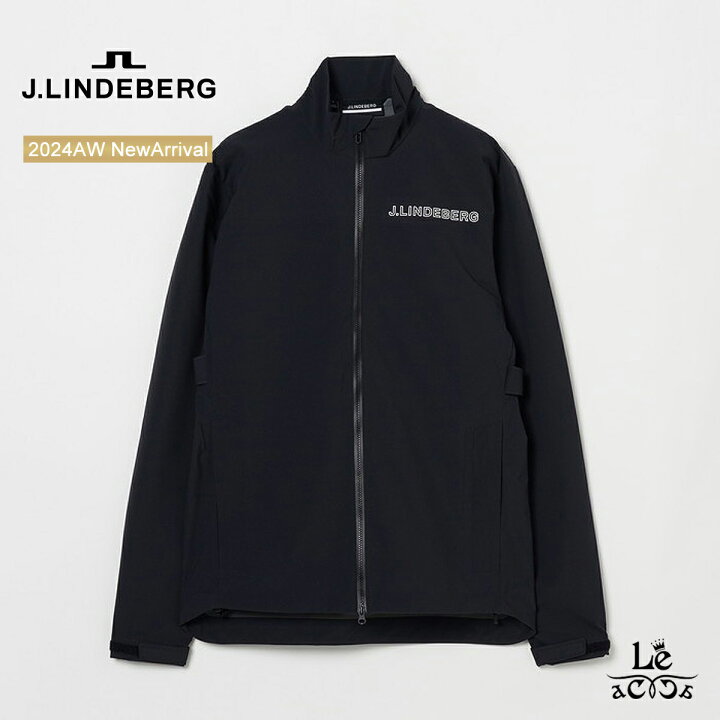 レインコート/J.LINDEBERG/ゴルフ/ブラック - ゴルフ｜レインウェア