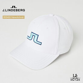 J.LINDEBERG ジェイリンドバーグ 3D刺繍 キャップ 帽子 メンズ 073-51330 Jリンドバーグ ロゴ ホワイト 白 ブランド 国内正規品 7700【送料無料】