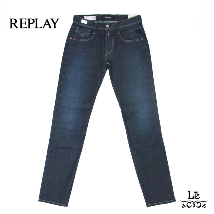 楽天市場】REPLAY リプレイ メンズ デニム ANBASS ハイパーフレックス 