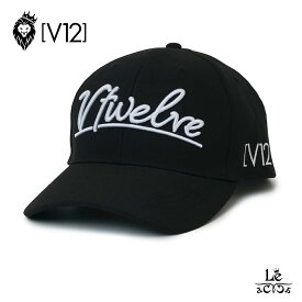 V12 golf ヴィトゥエルヴ ゴルフ キャップ CP04 HICKY CAP ロゴ ブラック 黒 男女兼用 帽子 メンズ レディース 国内正規品 7700【送料無料】