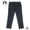 【ポイント5倍＆クーポン対象】【50％OFF】GERMANO ジェルマーノ フランネル スラックス メンズ ウール 321G 7617 ワンプリーツ チャコールグレー パンツ 無地 単色 イタリア ブランド 国内正規品 42900【送料無料】