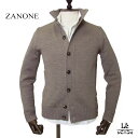 【30％off】ZANONE ザノーネ CHIOTO キョート スタンドカラー カーディガン KYOTO ニットブルゾン メンズ 2025AW グレージュ ベージュ系 ウール イタリア ブランド 国内正規品 【送料無料】