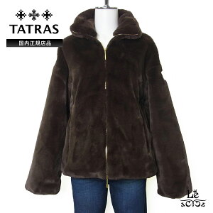 TATRAS �^�g���X ���f�B�[�X BARBRA �o���u�� �X�^���h�J���[ �{�A �u���]�� ���r�b�g�t�@�[�� �G�R�t�@�[ BROWN �u���E�� 2026AW �C�^���A �u�����h �������K�i 78100 �y���������z