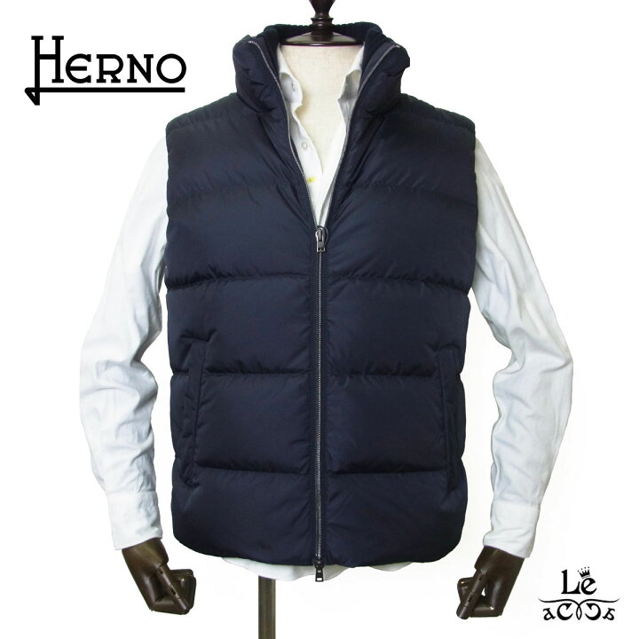 楽天市場】HERNO ヘルノ ダウンベスト POLAR-TECH ポーラテック メンズ 