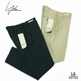 YCHAI イカイ チノパンツ YPU037 2TS0021 E メンズ ストレッチ コットンブレンド センタープレス ボタンフライ ベージュ ダークグレー イタリア ブランド 国内正規品 40700【送料無料】