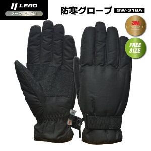 リード工業 (LEAD) バイク用 ウインター 防寒 グローブ GW-318A