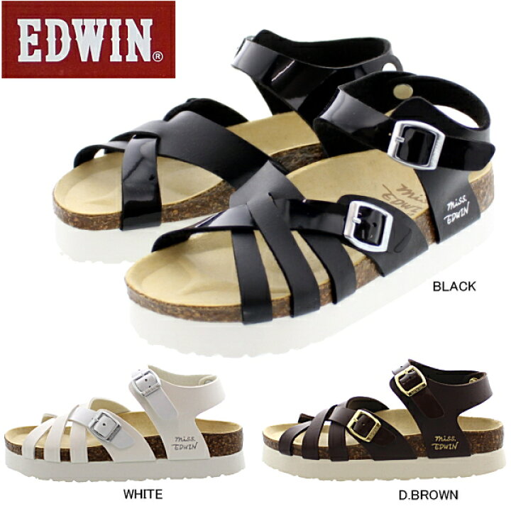 楽天市場 エドウィン サンダル レディース Edwin Ew9459 カジュアルサンダル コンフォートサンダル 底厚サンダル レディースサンダル Pepe 10vfc Sm68 靴のセレクトショップ Lab