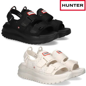 �n���^�[ HUNTER UFF3120MSH �g���x�� �t���[ �_�u�� �X�g���b�v �T���_�� �V���[�Y ���j�Z�b�N�X UNISEX TRAVEL FLOW DOUBLE STRAP SANDAL �u���b�N �� �z���C�g �� �C ����g�� ���i�g�� �����|�C���g ���o��